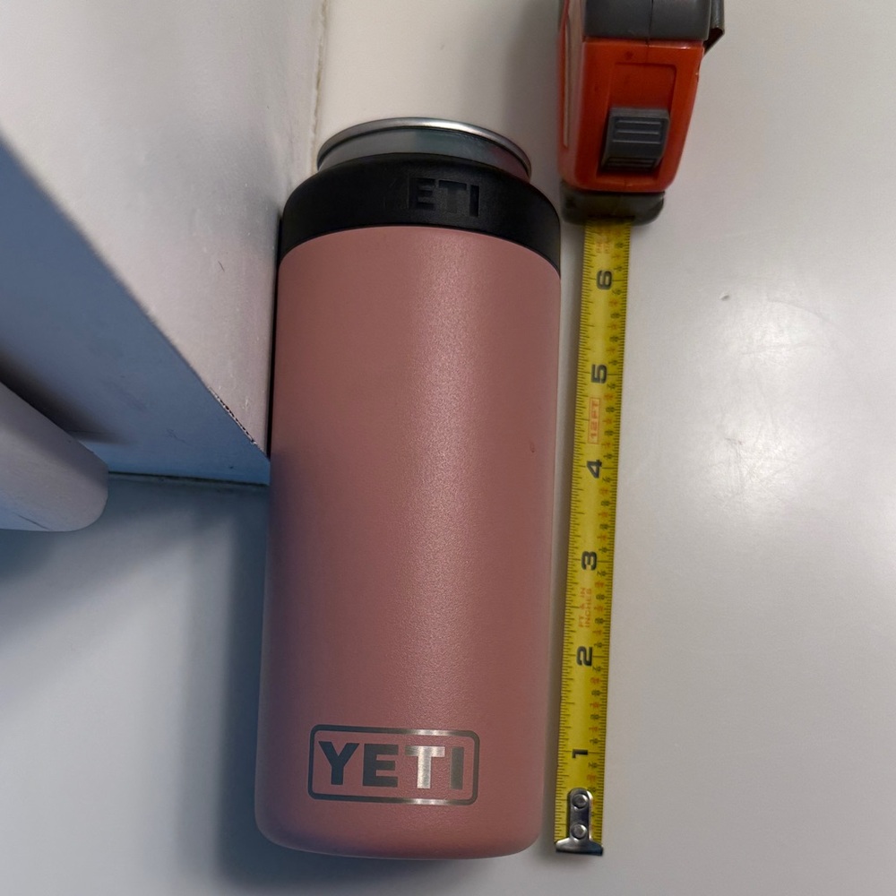 Yeti Pink Rambler Colster Can Insulator - Picture 2 of 5